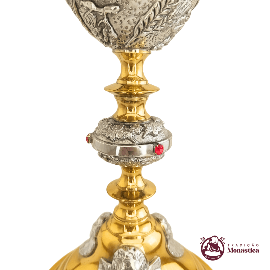 Ambula com Detalhes de Anjos - Banhada em Ouro - 3