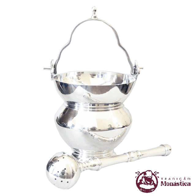 Conjunto de Aspersório Litúrgico - Grande - Igreja Católica  - 1