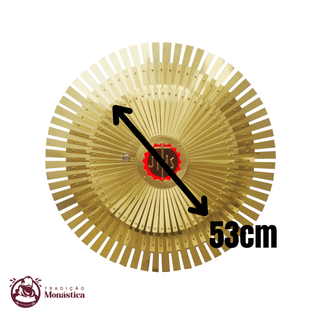 Sacrário JHS Raiado Redondo com Luz Frontal - para Embutir na Parede - 5