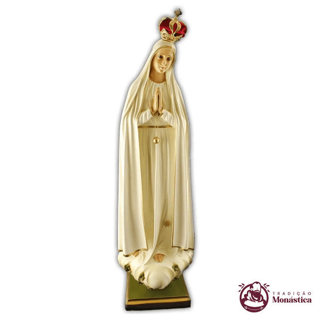 Imagem Escultura Nossa Senhora de Fátima 70cm