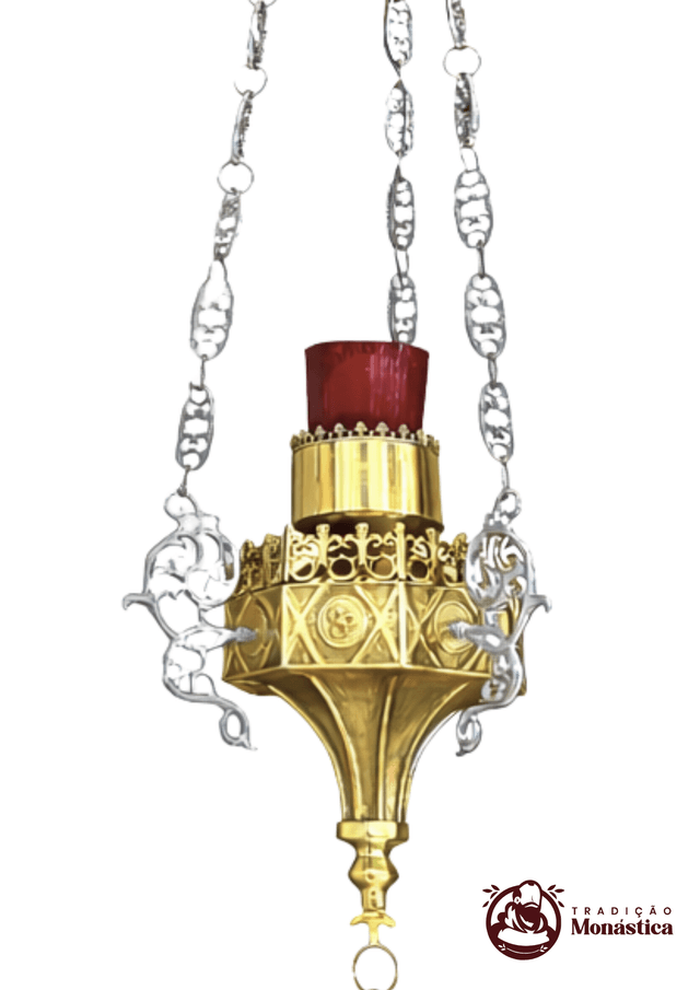 Lâmpada do Santíssimo Gótica - Em Metal
