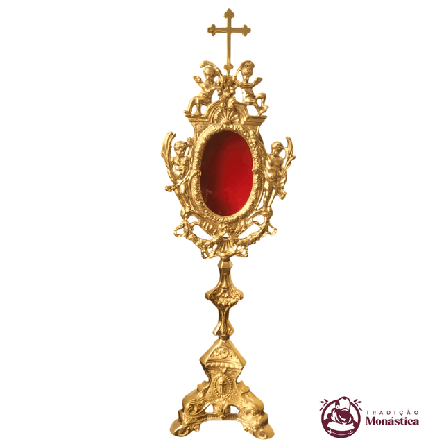 Relicário estilo Barroco com Detalhes de Anjos  - 53cm