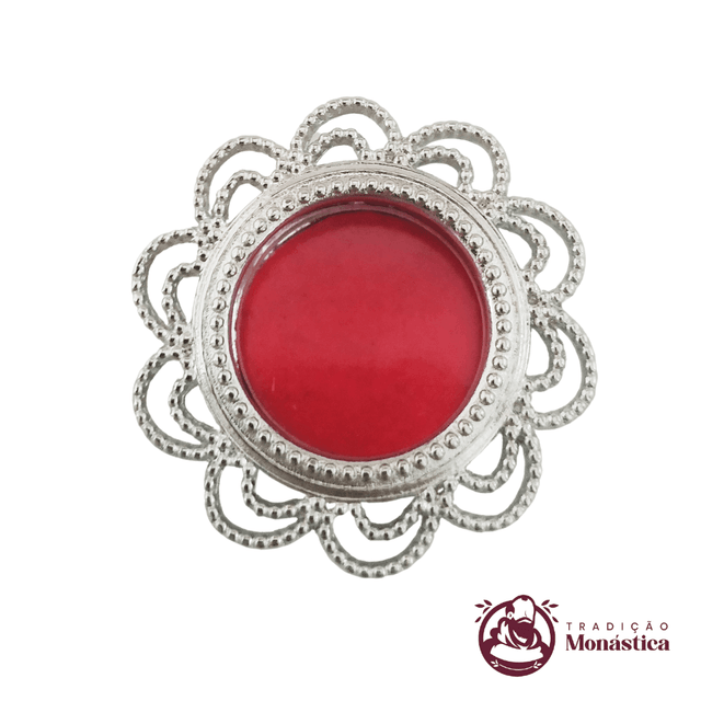 Teca para Relíquia de Santos Prata Níquel - TE04