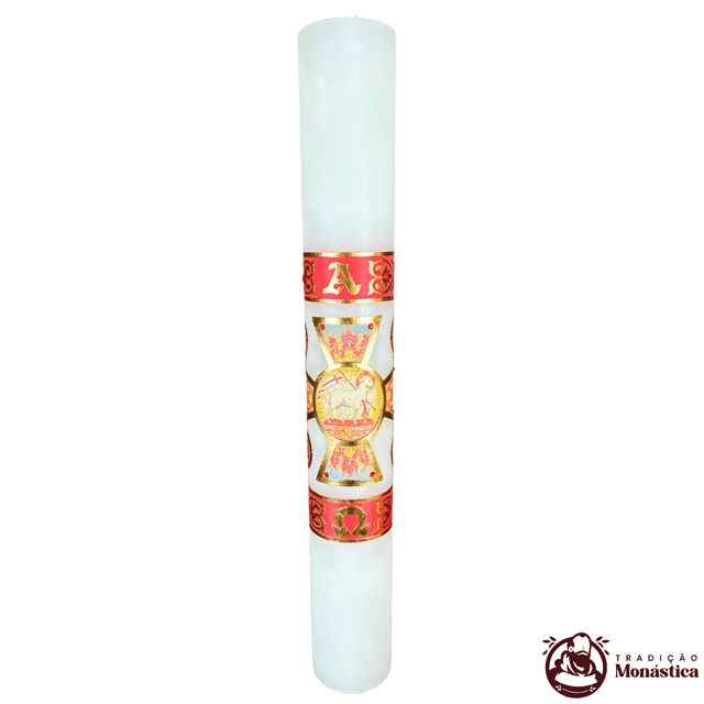 Vela Círio Pascal - Aplicação Cordeiro 02