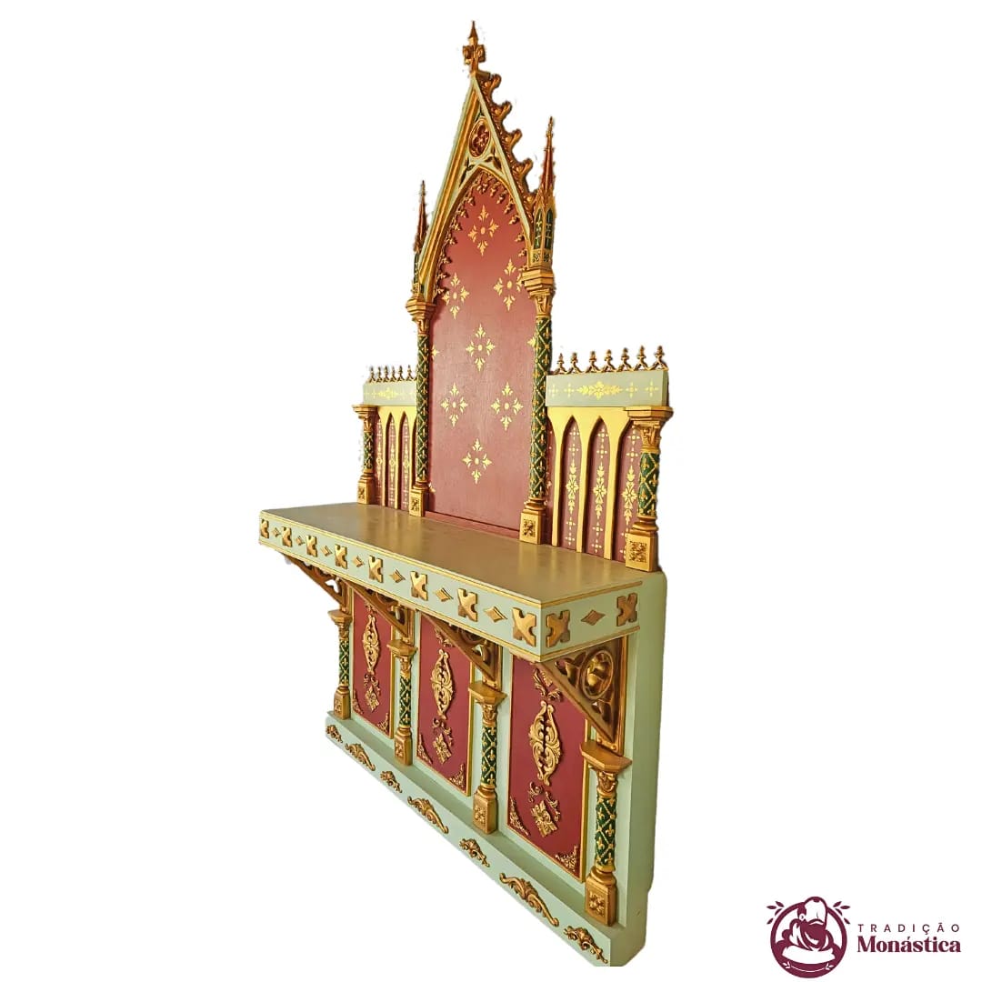 Altar-Mor estilo Gótico - Igreja Católica - 3