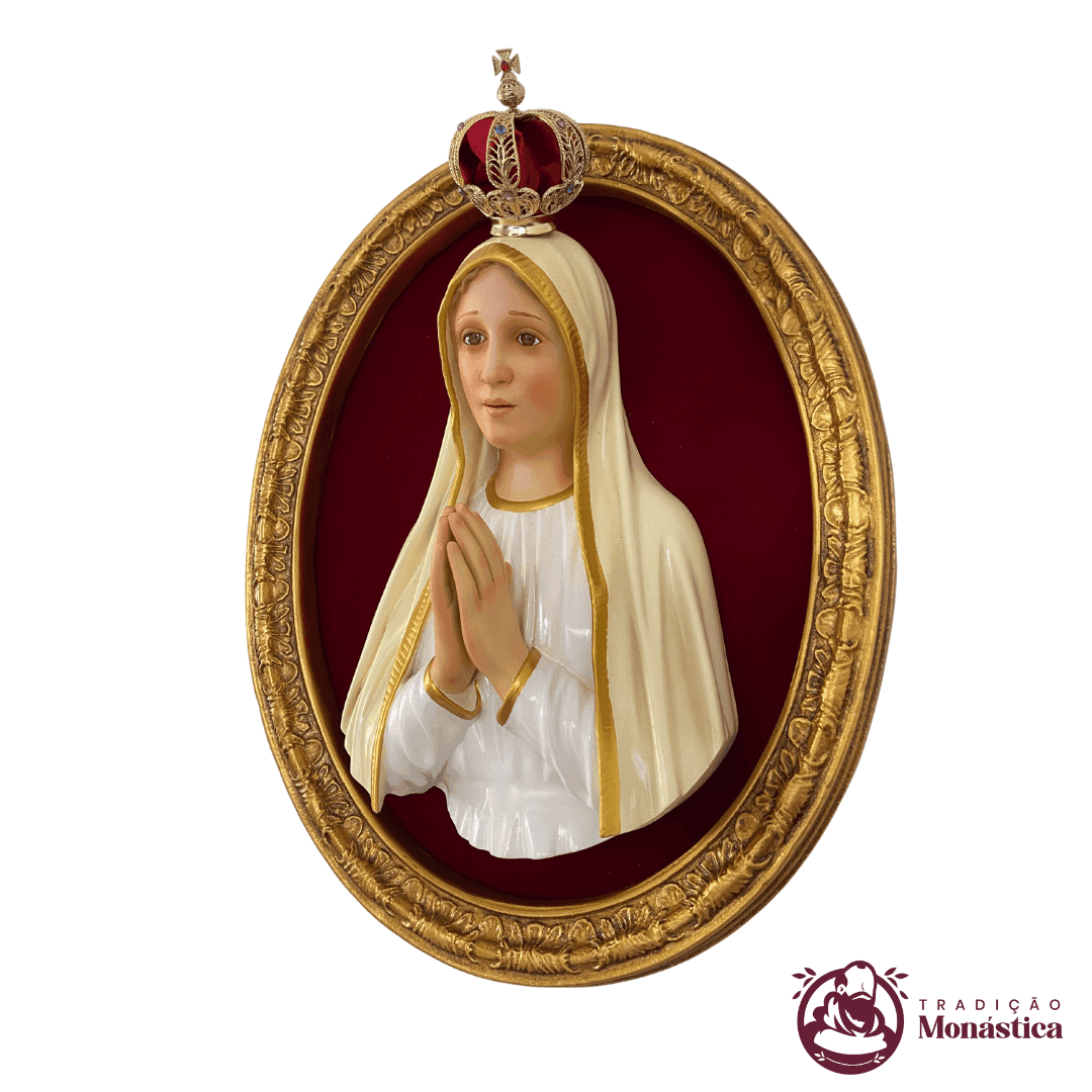 Busto de Nossa Senhora de Fátima Imaculado Coração - 3