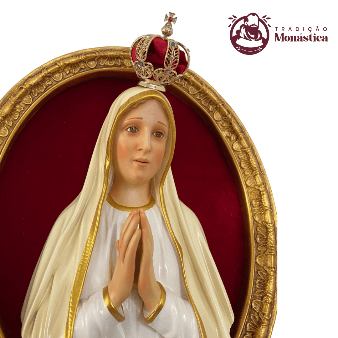 Busto de Nossa Senhora de Fátima Imaculado Coração - 2