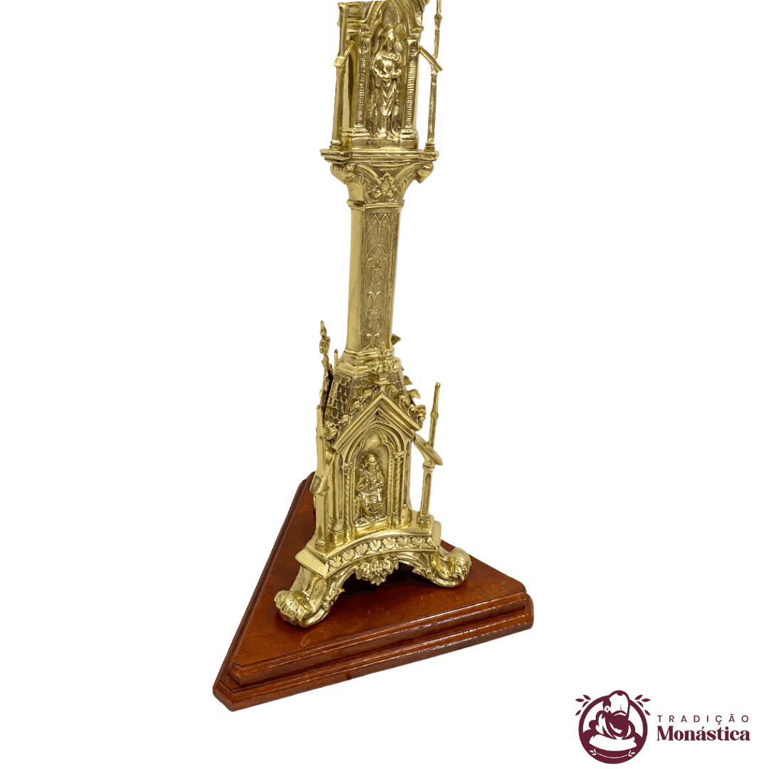 Castiçal para Coroa do Advento e Círio - 2 Em 1 - Gótica - 7