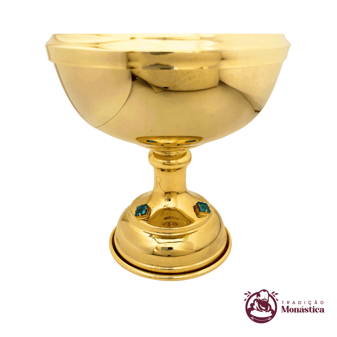 Conjunto de Cálice e Âmbula com Detalhes em Pedras - Pequeno - 5