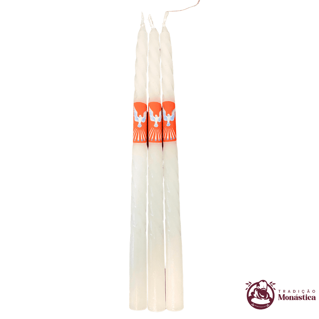 Conjunto de 3 Velas de Crisma - 1