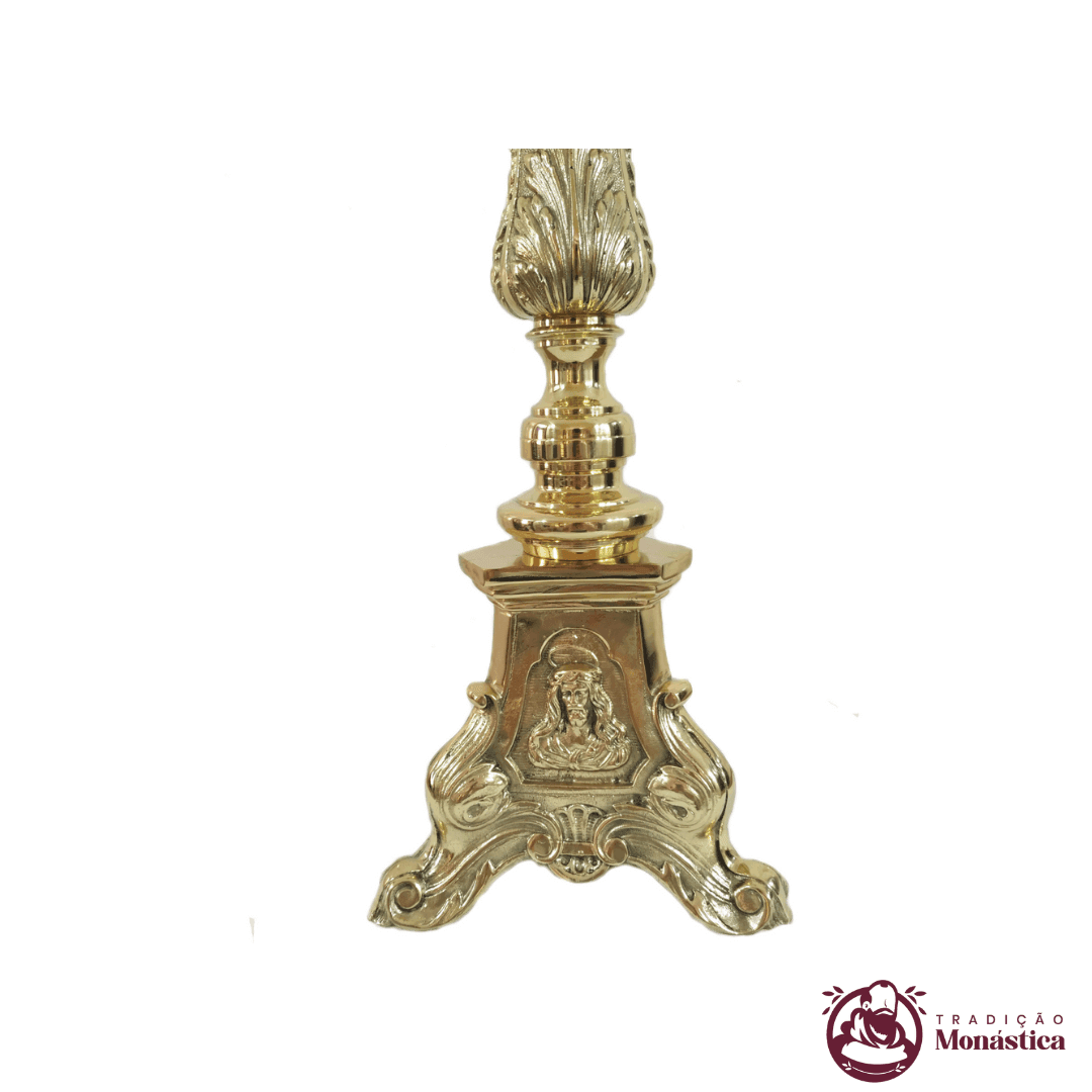 Cruz de Procissão - Base Jesus, Maria e José - 2