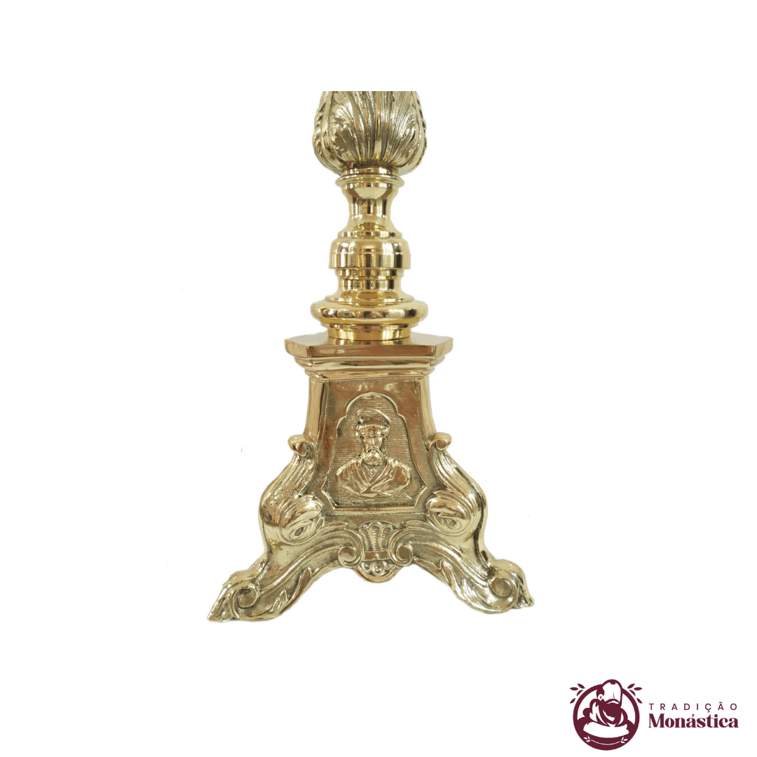 Cruz de Procissão - Base Jesus, Maria e José - 4