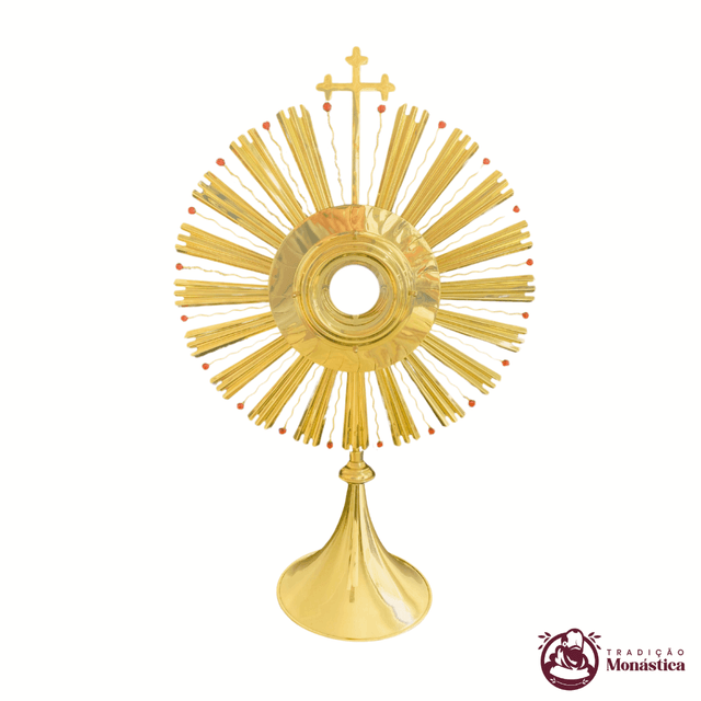 Ostensório Dourado - Feito em Metal Ostensório Dourado - Feito em Metal
