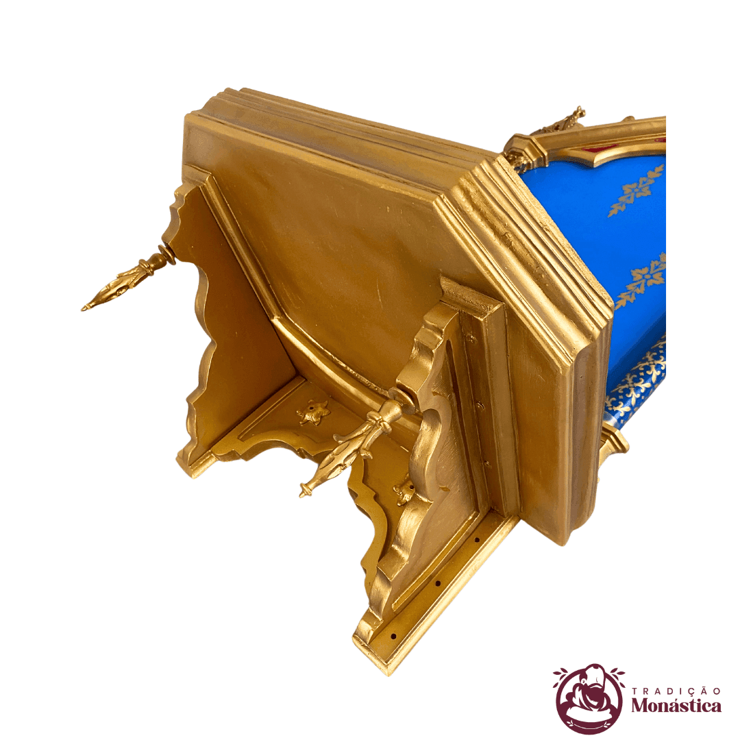 Peanha Oratório Gótico 100cm Azul - 4