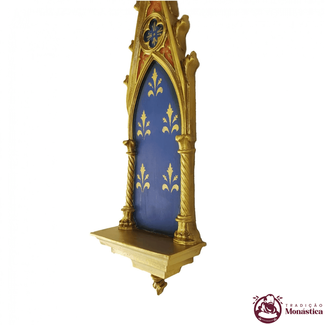 Peanha Oratório Gótico 45cm Azul - 6