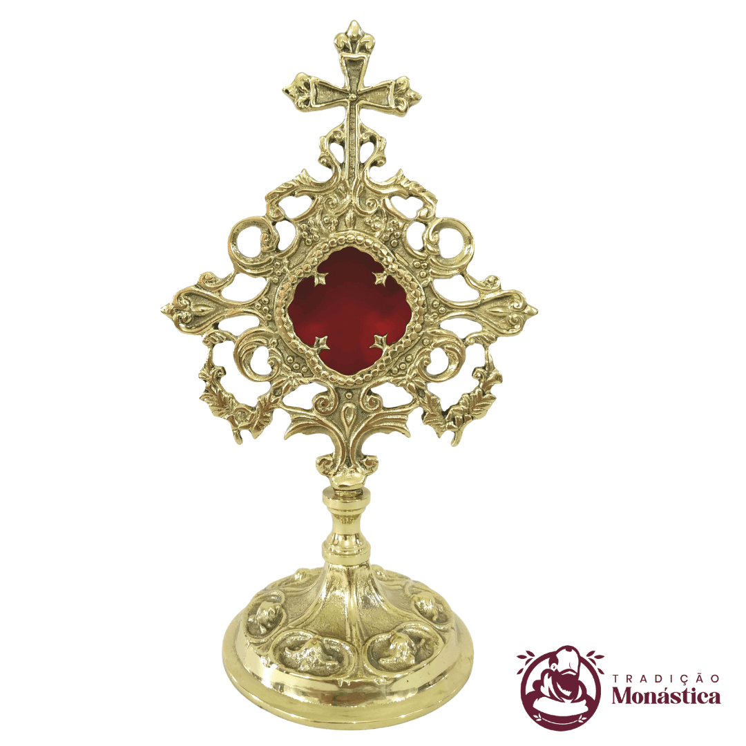 Relicário Dourado Trabalhado - 30cm - 1