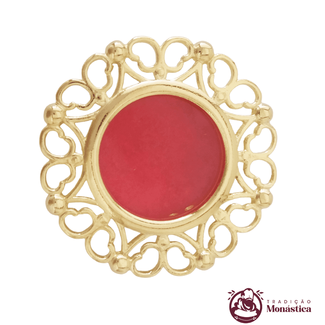 Teca Grande para Relíquia de Santos Banhado a Ouro - TE11 - 1