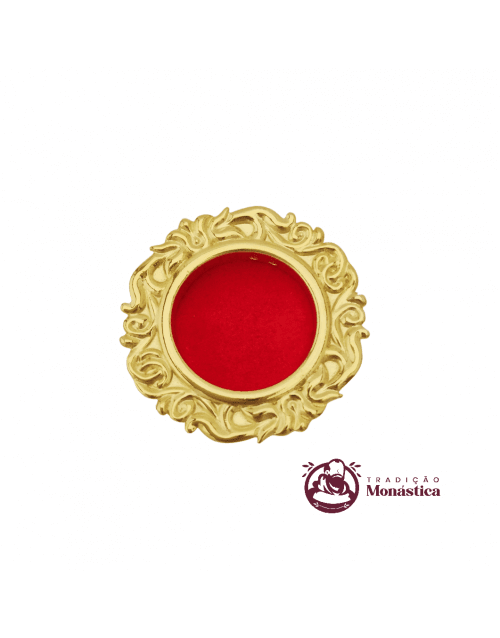 Teca Grande para Relíquia de Santos Banhado a Ouro - Te13 Teca Grande para Relíquia de Santos Banhado a Ouro - Te13