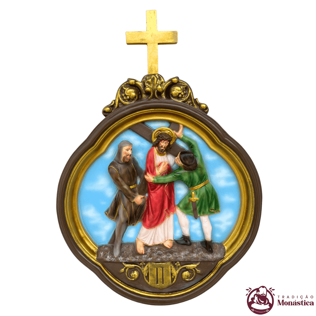 Via Sacra feita em Resina com 15 Estações - Colorido - 2